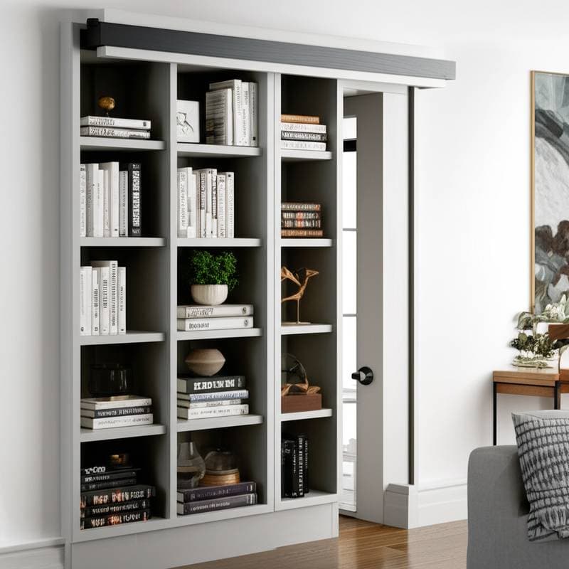 Featured image for Hidden Bookcases Add Storage Without Breaking Flow