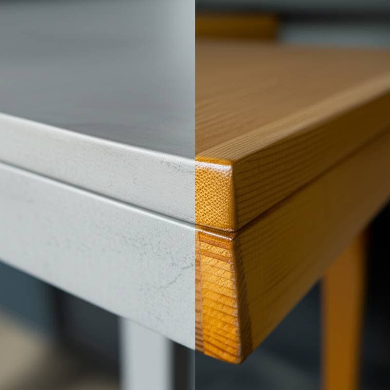 Featured image for Why Microcement Beats Varnish for Furniture in 2025