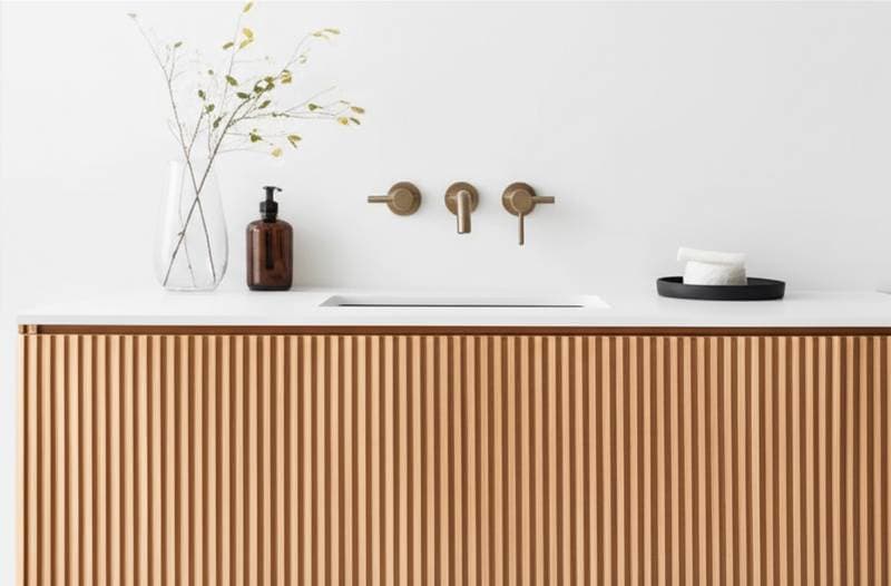 Featured image for Why Ribbed Oak Vanities Rule Modern Bathrooms