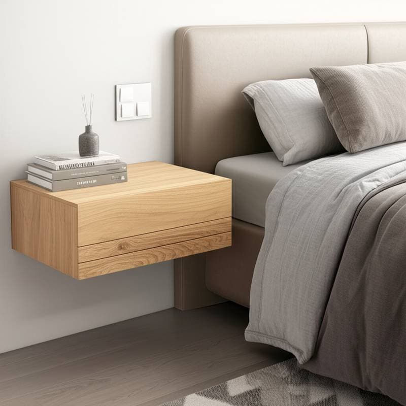 Featured image for Floating Nightstands Free Floor Space and Simplify Cleaning
