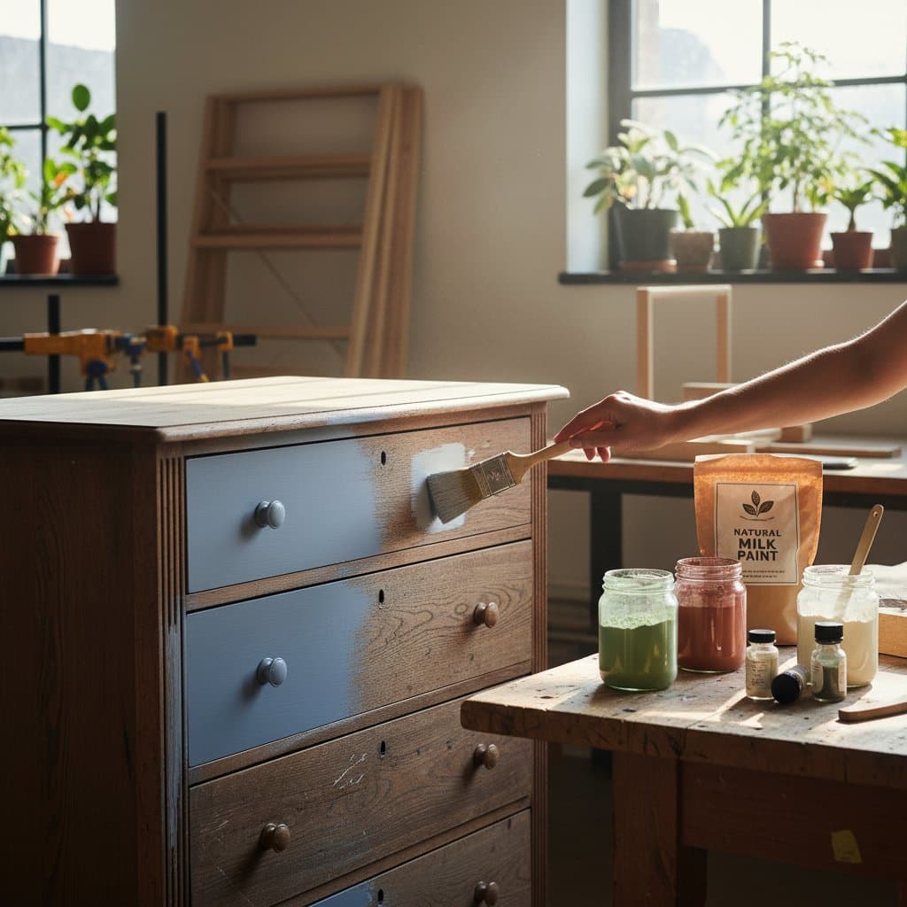 Image for Milk Paint's Low-Toxin Bond Revives Old Furniture