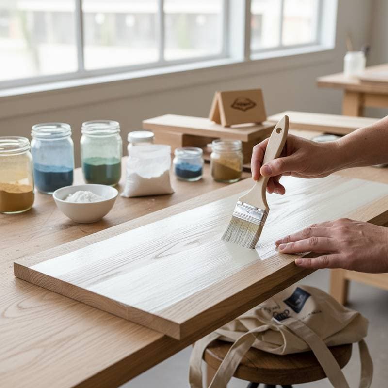 Image for Milk Paint Revives Wood Without Toxic Solvents