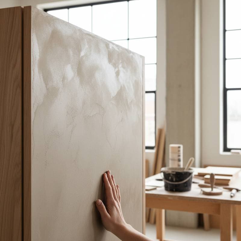 Image for Venetian Plaster Replaces Lacquer on Luxury Wood