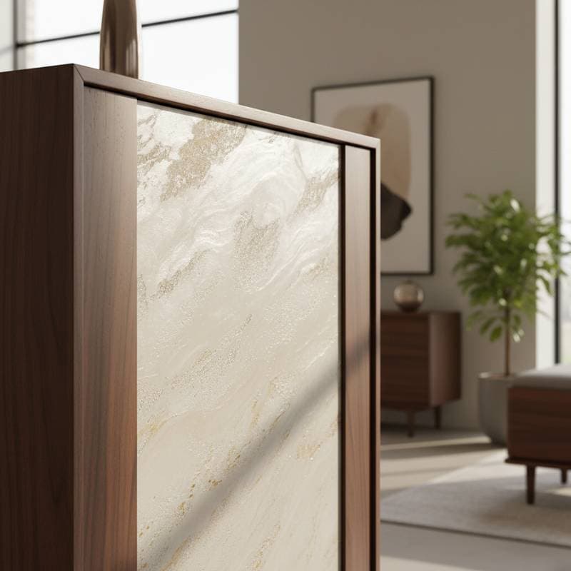 Image for Venetian Plaster Brings Mineral Depth to Wood Surfaces