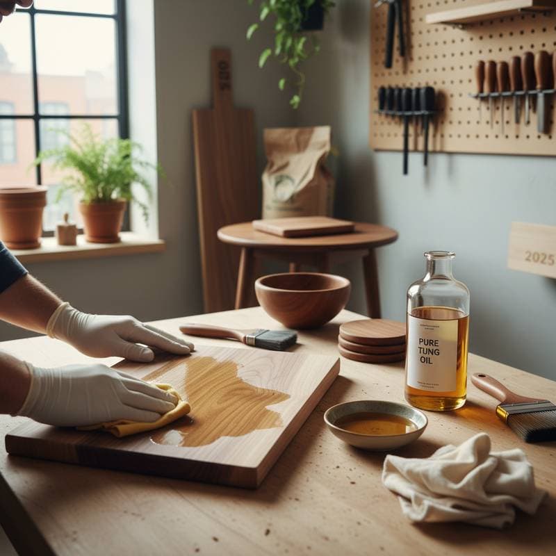 Featured image for Tung Oil Outperforms Synthetics for Safe Wood Finish