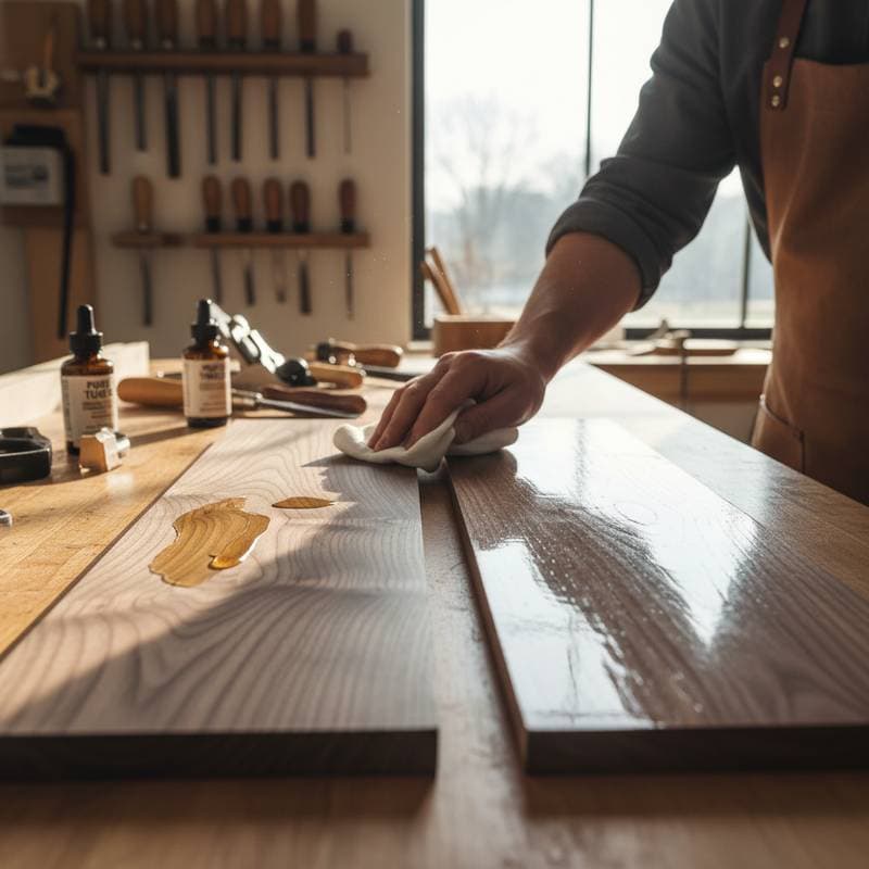Featured image for Why Woodworkers Are Abandoning Polyurethane for Tung Oil