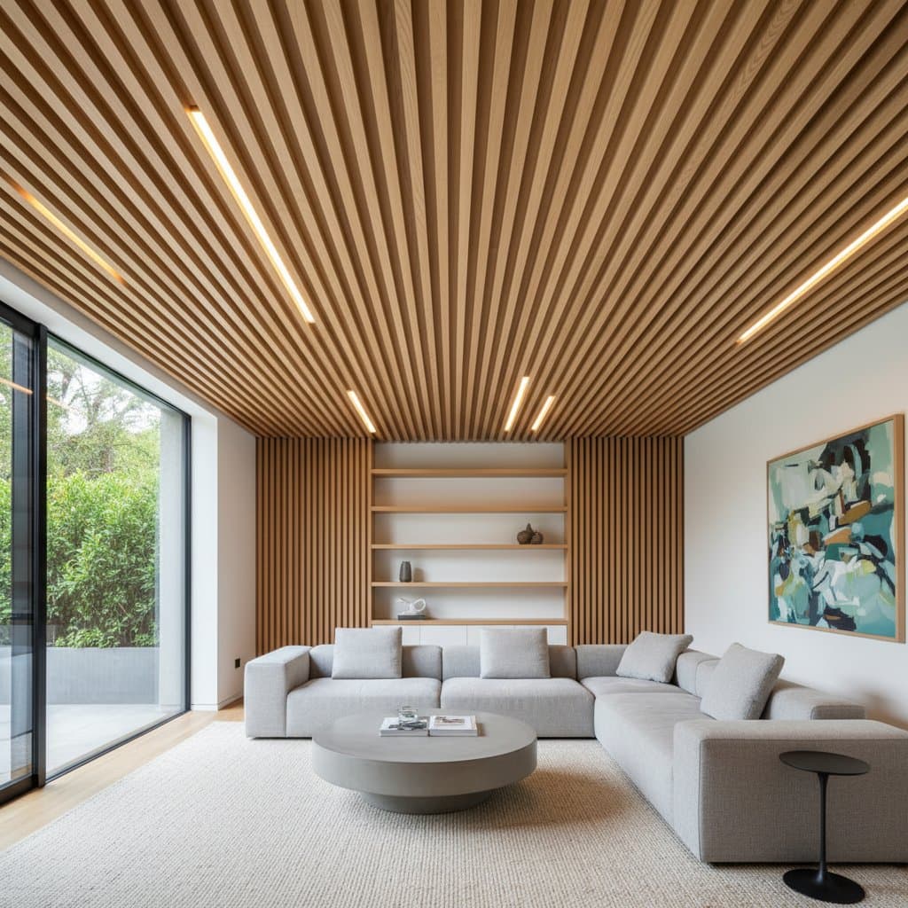 Featured image for DIY Wood Baffles That Soften Sound and Add Warmth