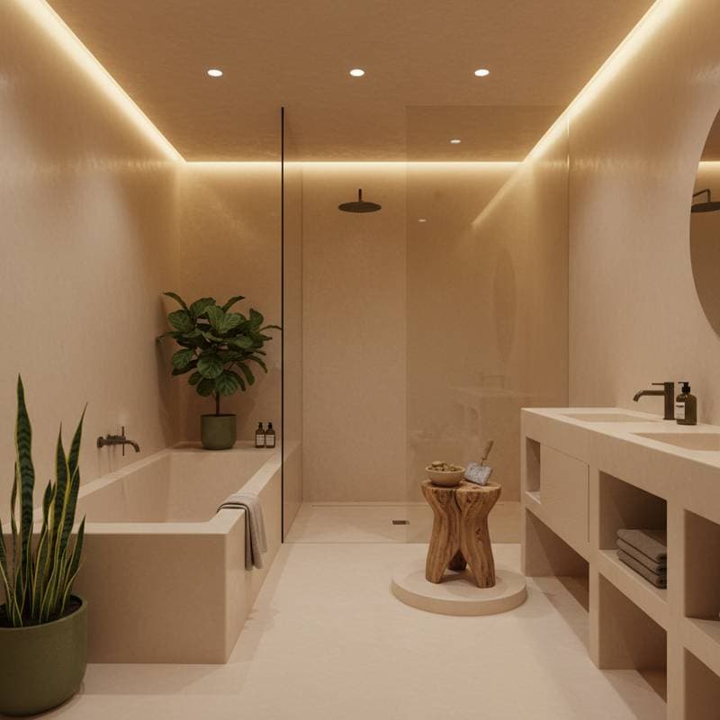 Image for Tadelakt Plaster Replaces Wood Finish in Wet Rooms