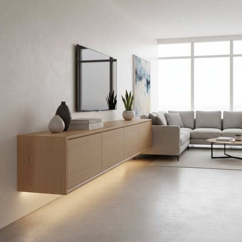 Image for Why Floating Credenzas Are Taking Over Home Storage