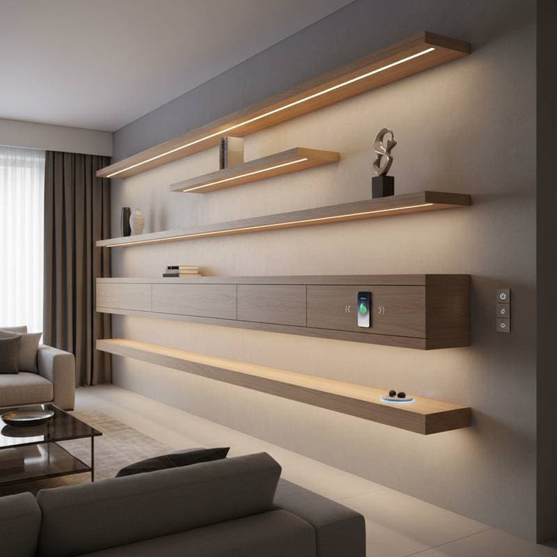 Image for Why Smart LED Shelves Are Replacing Traditional Built-Ins