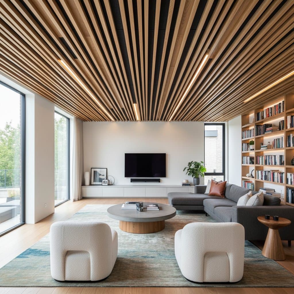 Image for Why DIY Batten Ceilings Quiet Noisy Homes