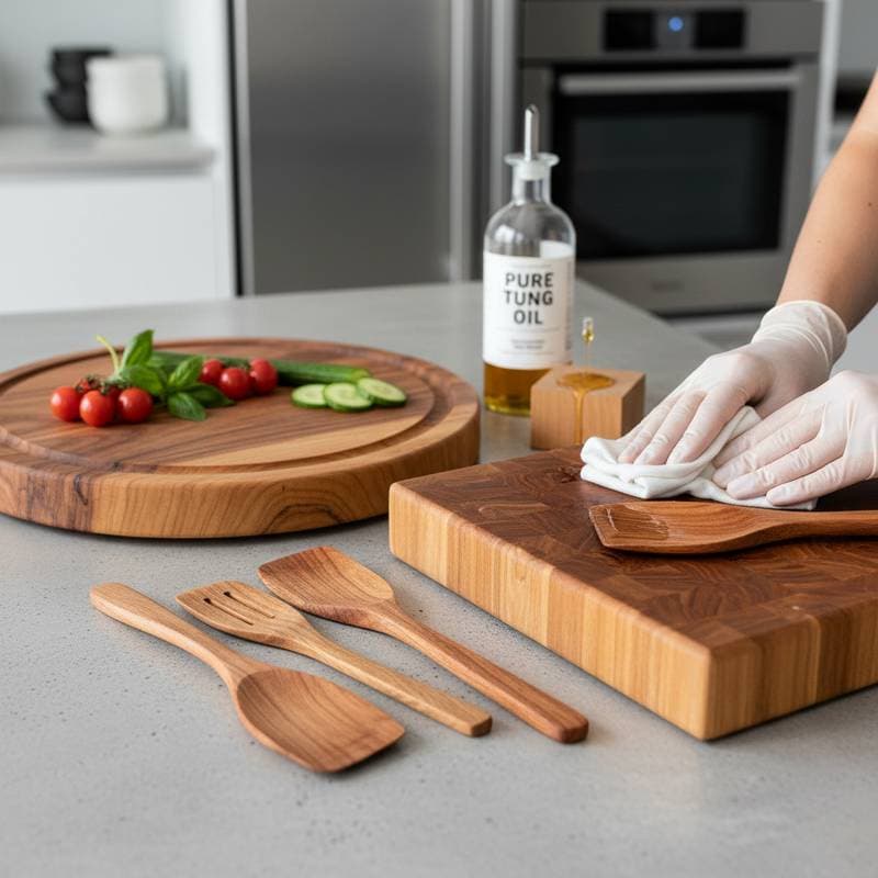 Image for Tung Oil Returns as Top Food-Safe Wood Finish