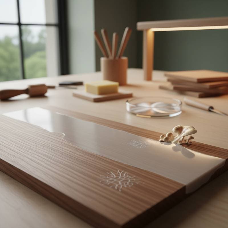 Image for Mycelium Coatings Protect Wood Without Petrochemicals