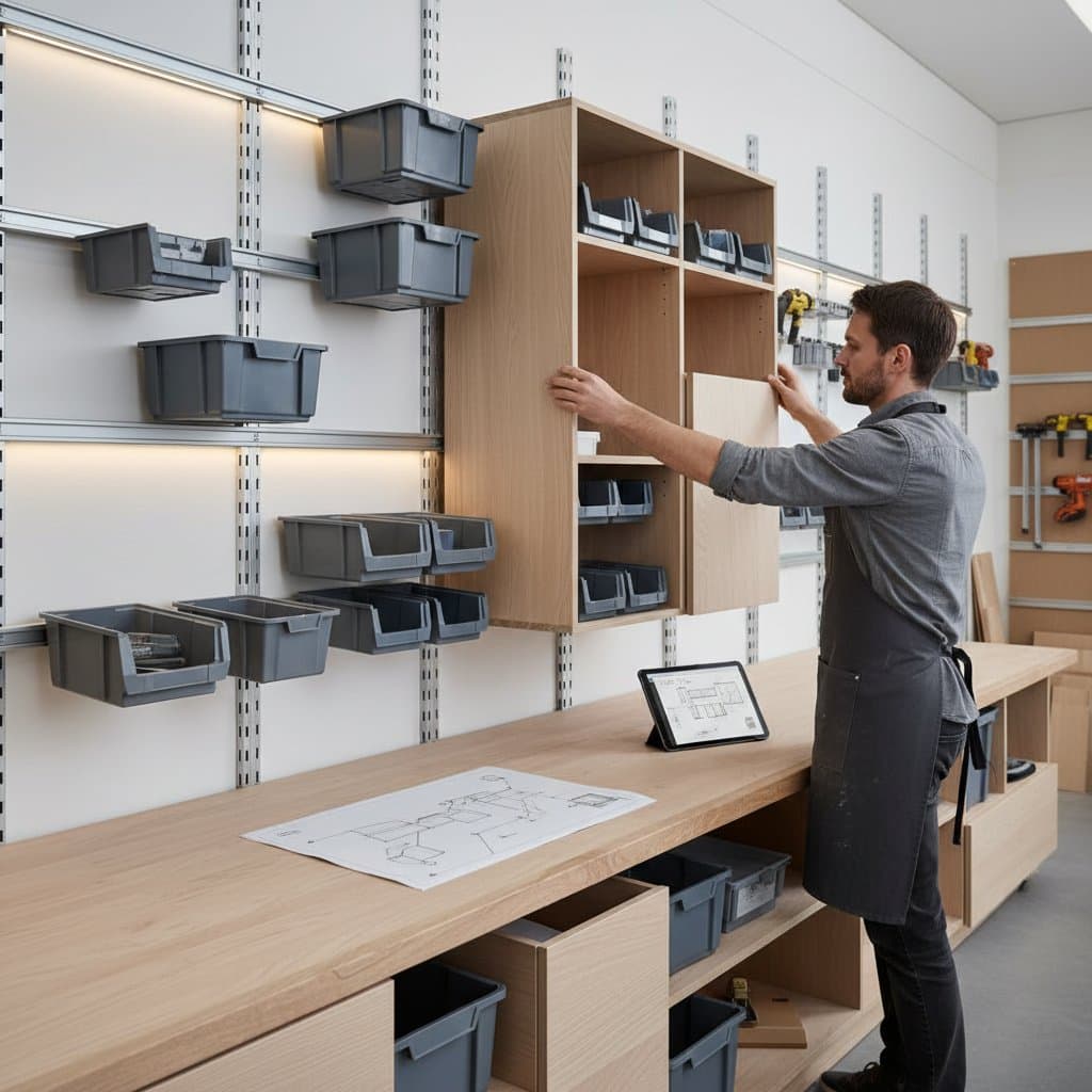 Image for Smart Tracks Let You Rebuild Cabinets in Minutes