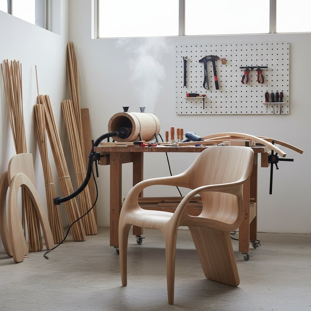 Featured image for Steam-Bent Furniture Cuts Waste by 25 Percent