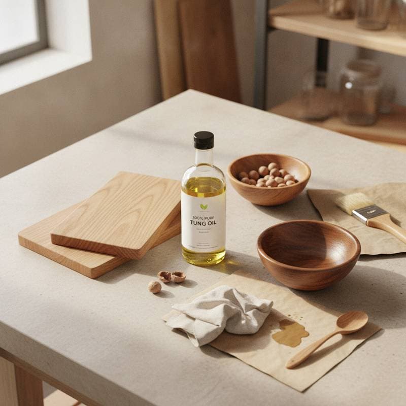 Featured image for Why Tung Oil Protects Wood Without the Plastic Shell