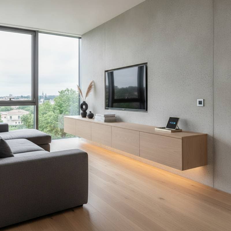 Featured image for Why Floating Credenzas Dominate 2026 Storage Trends