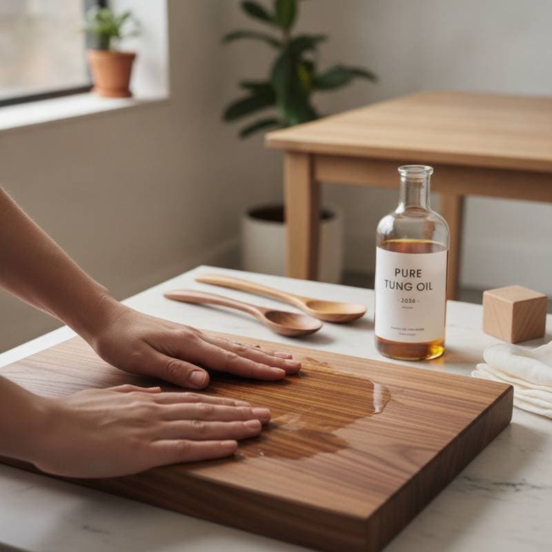 Featured image for Why Tung Oil Beats Linseed for Food-Safe Finishes