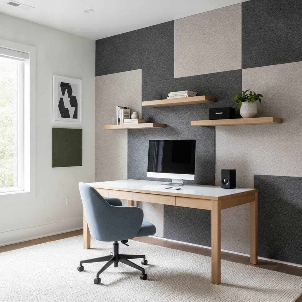 Featured image for Acoustic Felt Panels Turn Home Offices Into Quiet Spaces