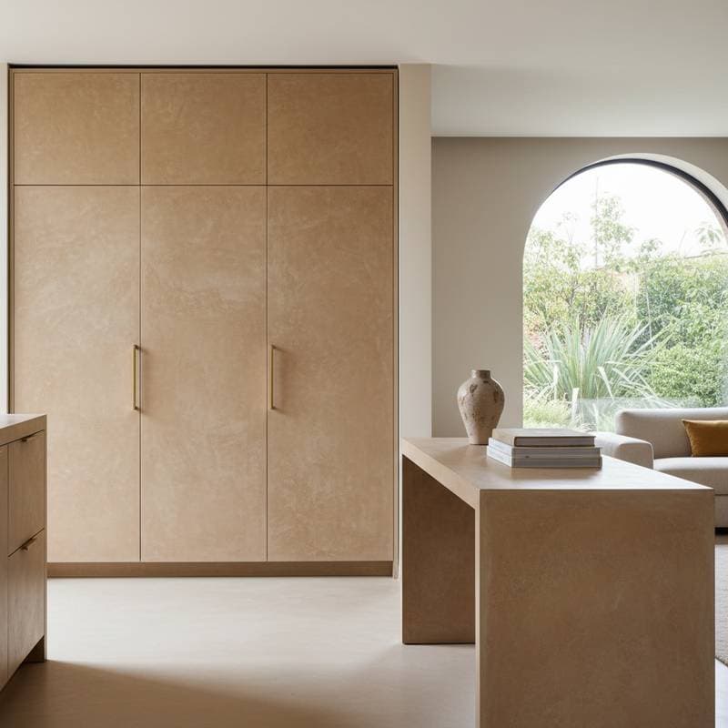 Featured image for Why Venetian Plaster Outperforms Wood Stains Now