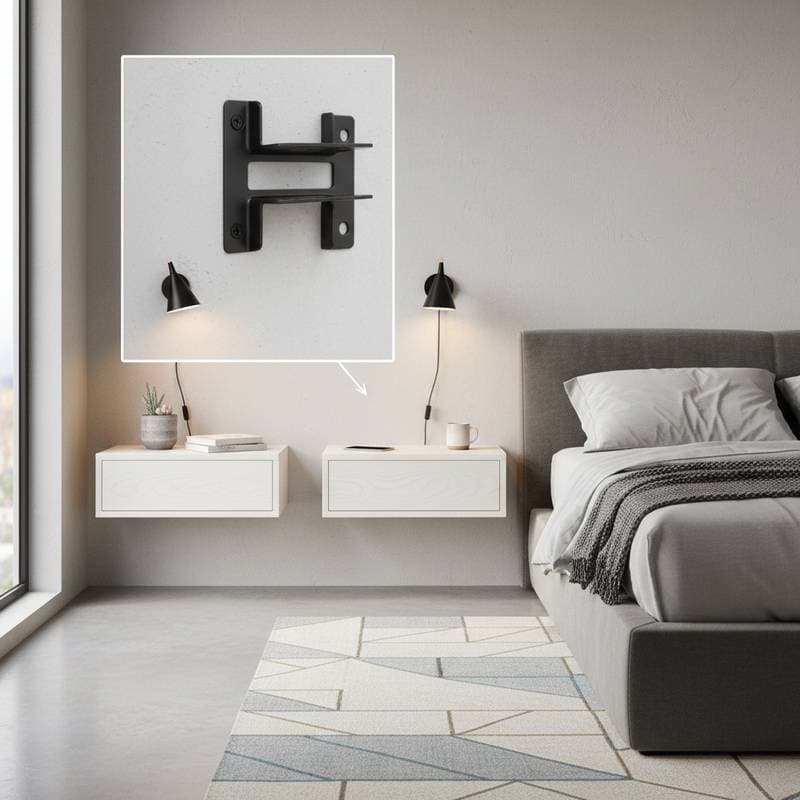 Featured image for Why Hidden Mounts Make Nightstands Float Securely