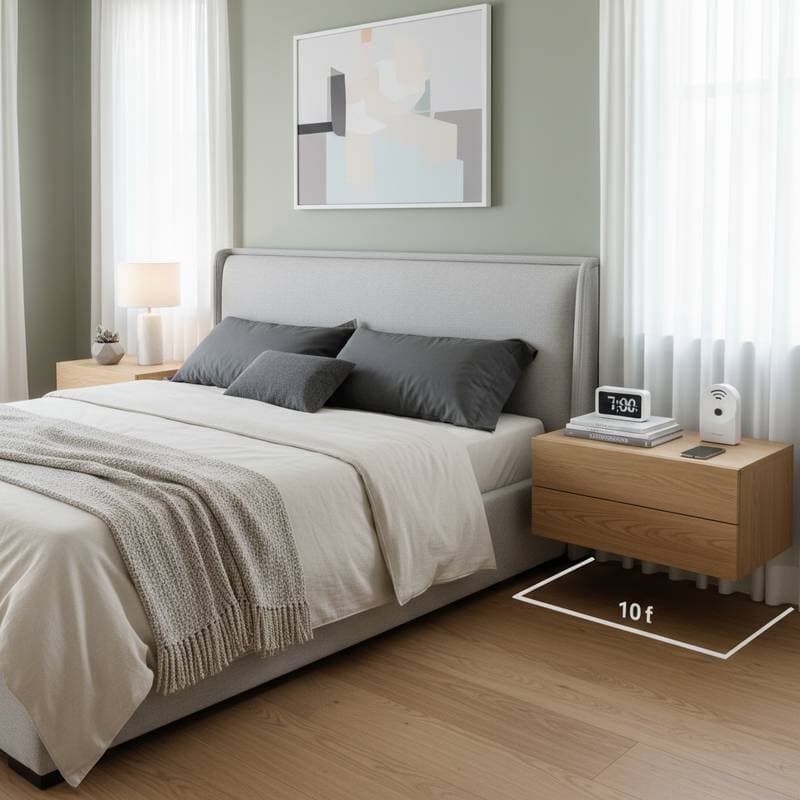 Featured image for Floating Nightstands Free Up 8-12 Square Feet Per Side