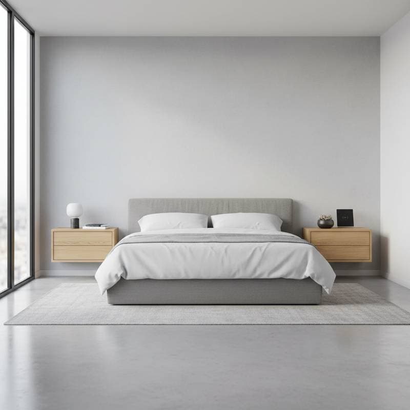 Featured image for Why Floating Nightstands Dominate Modern Bedrooms