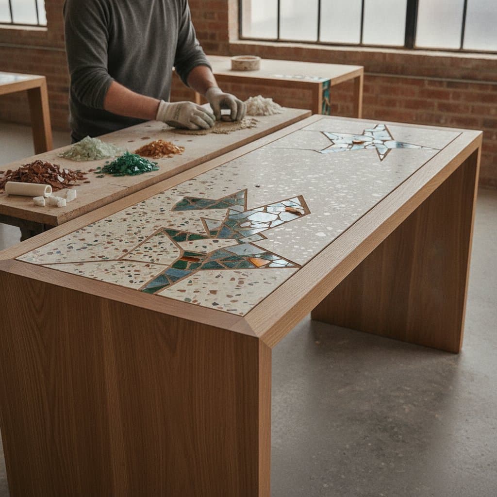 Featured image for Terrazzo Inlays Transform Custom Furniture in 2026