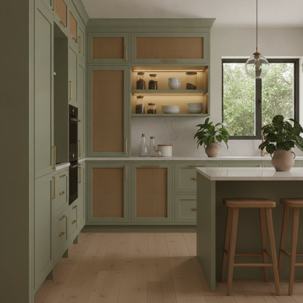 Featured image for Why Rattan Webbing Solves the Cabinet Door Dilemma