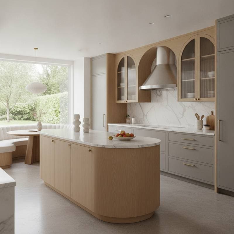 Featured image for Curved Cabinetry Now Appears in One-Third of New Kitchens